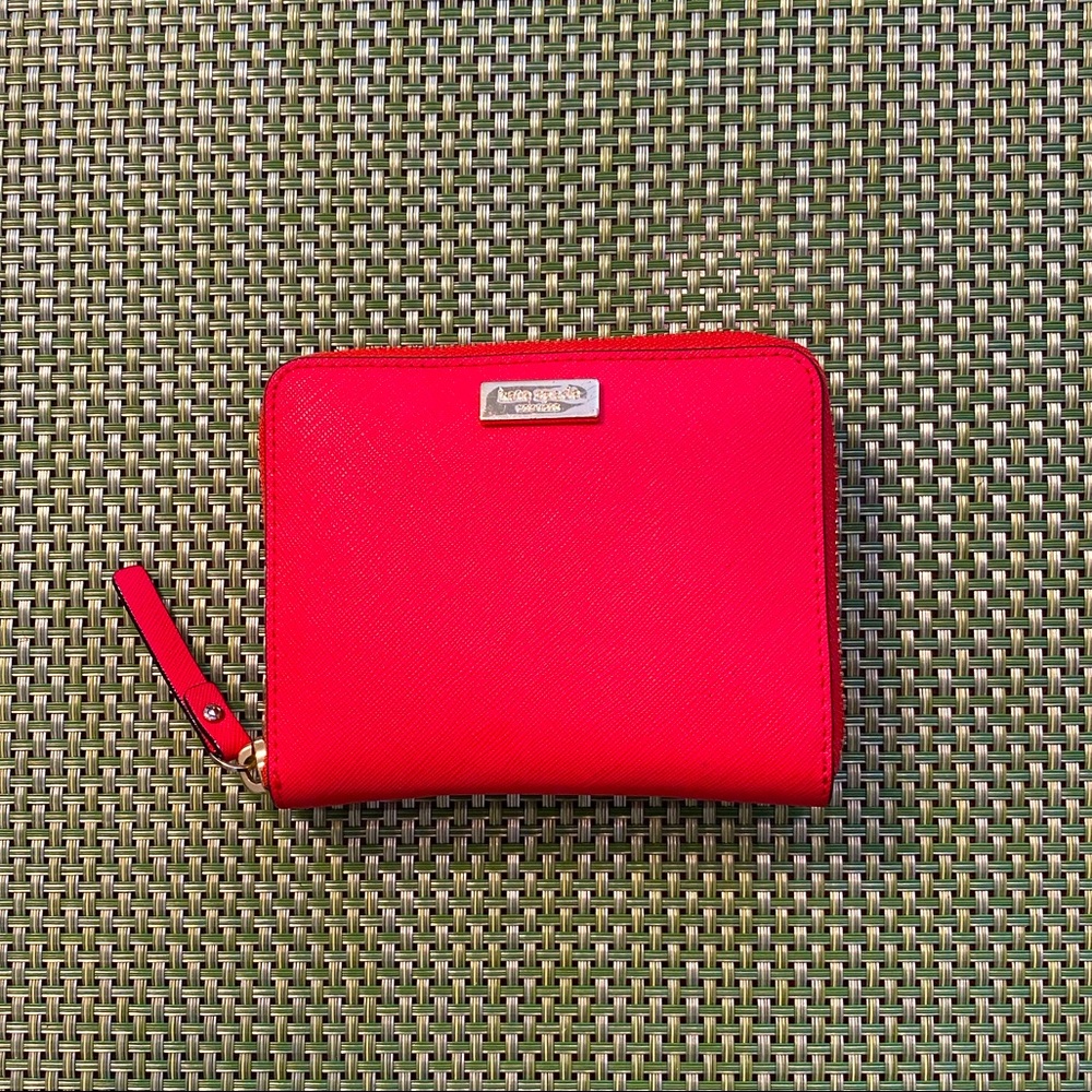 Kate Spade bifold wallet in hot pink